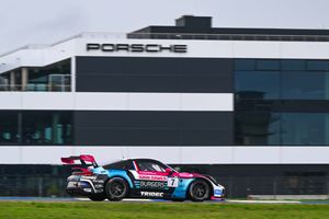 Mixed conditions at Hockenheim, best time of the day for the Burgers HWM Porsche 